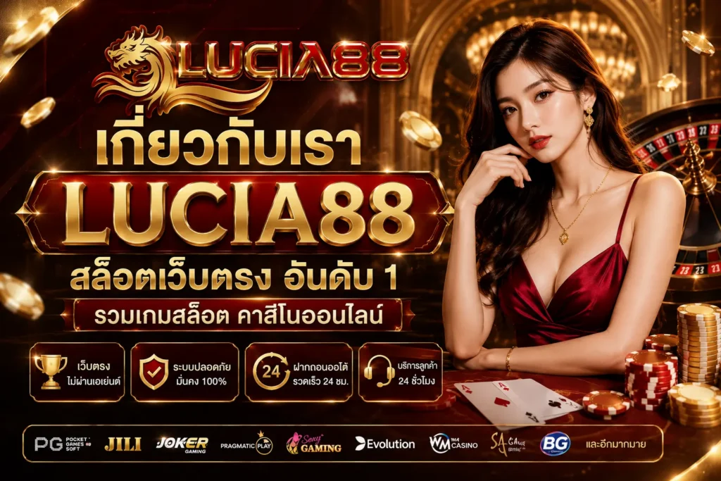 เกี่ยวกับเรา LUCIA88 สล็อตเว็บตรง อันดับ 1
